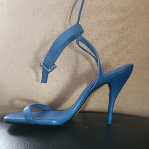 Elegant Blue Women's High Heel Sandals